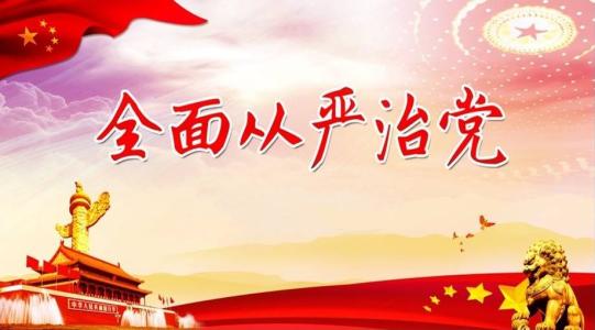 区委落实全面从严治党主体责任情况报告